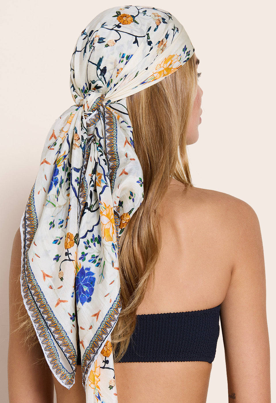 In Full Bloom Silk Scarf Scarlett Poppies Scarfs