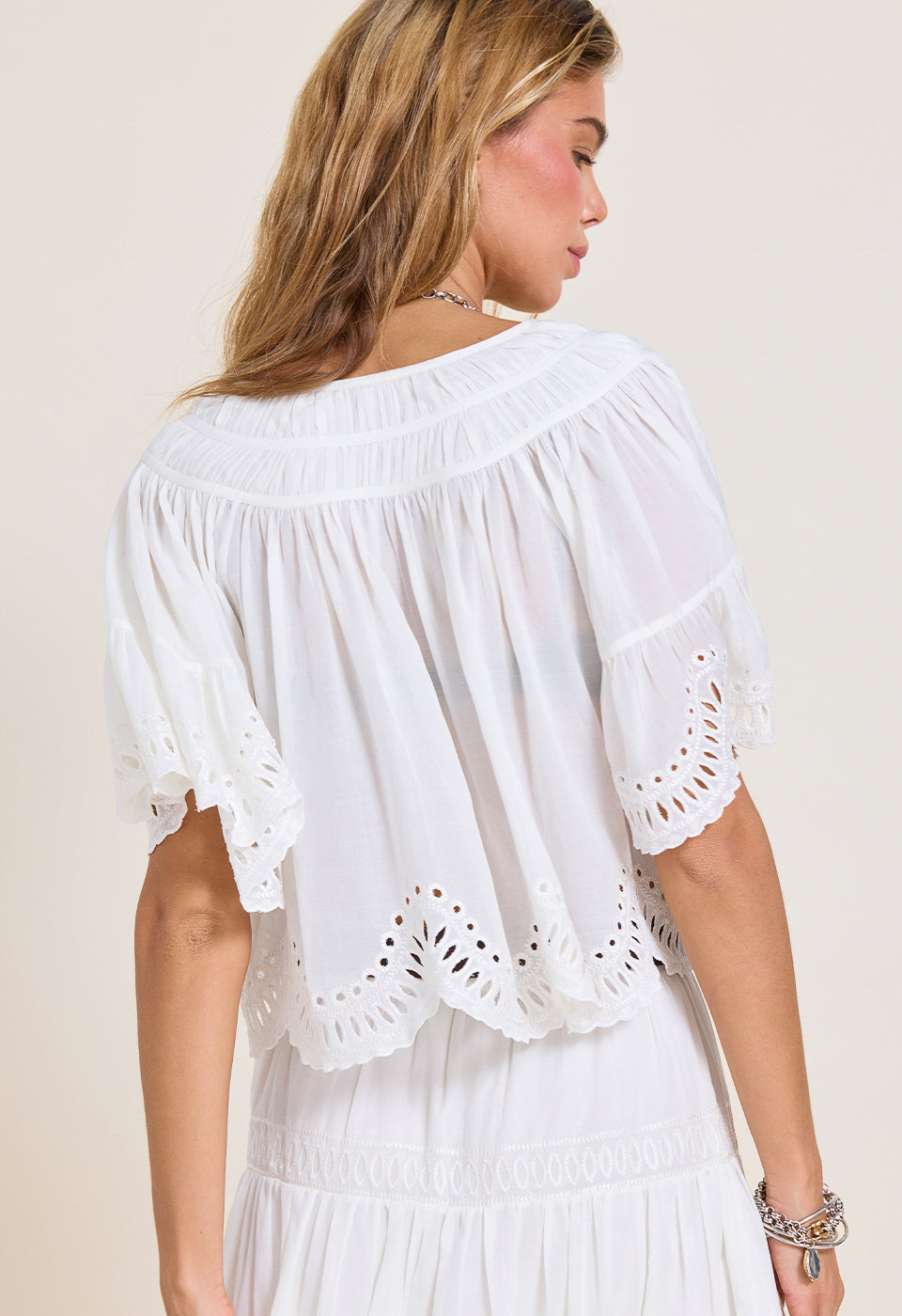 Anaya Top Scarlett Poppies Tops