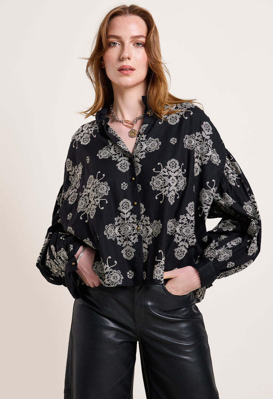 BOULEVARD TOP Scarlett Poppies Blouses