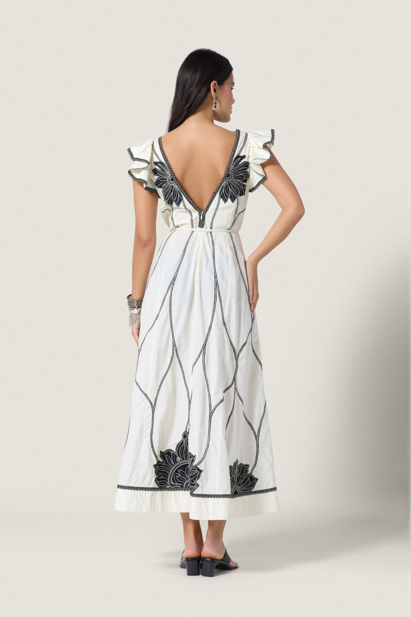 VITTORIO DRESS Scarlett Poppies