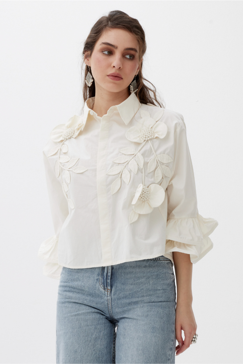 SIENA TOP Scarlett Poppies