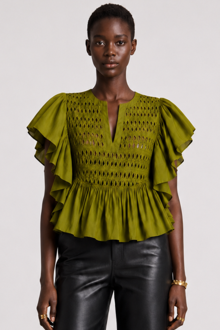 TOMMIE TOP Scarlett Poppies Tops