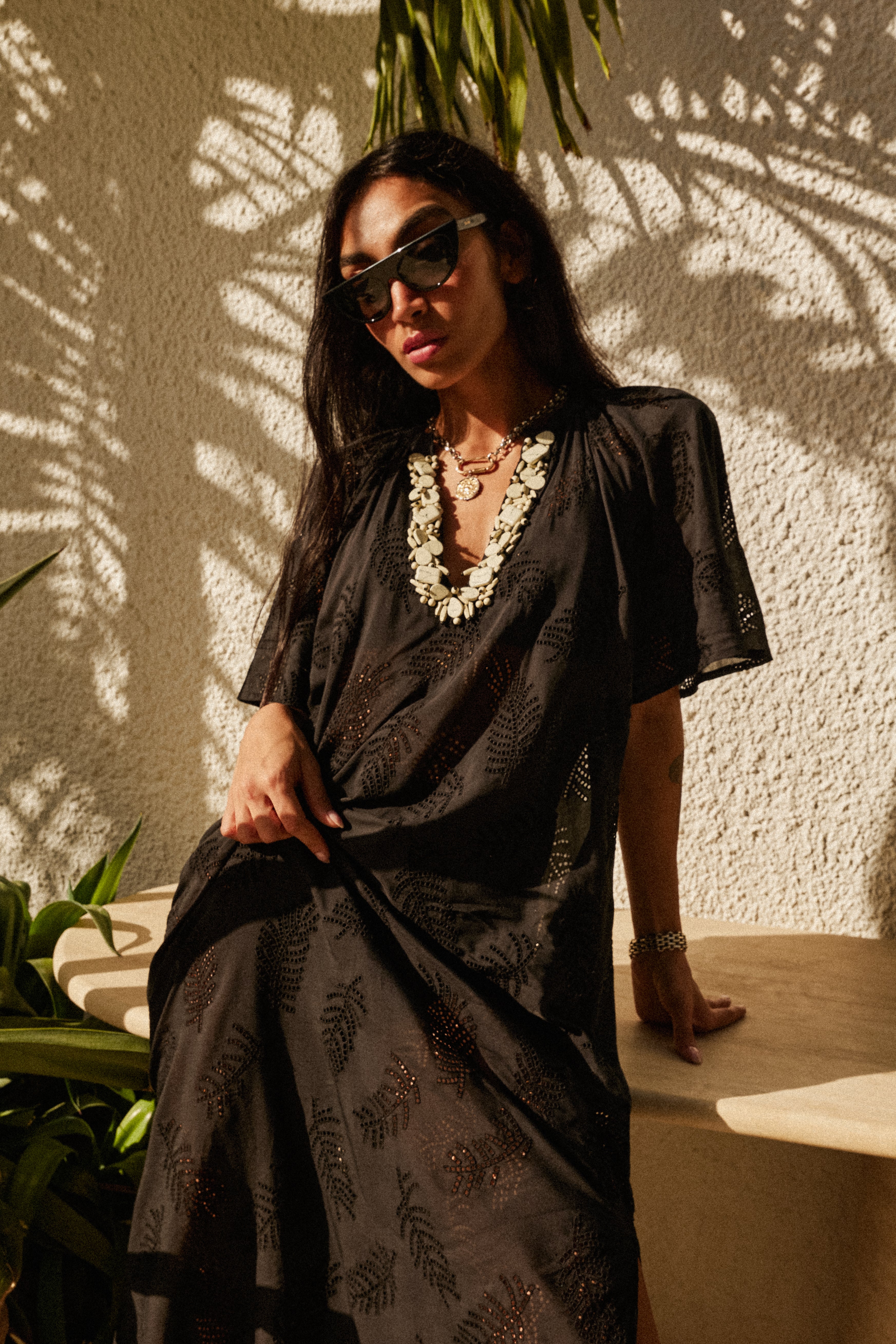 Isadora Kaftan Scarlett Poppies Dresses