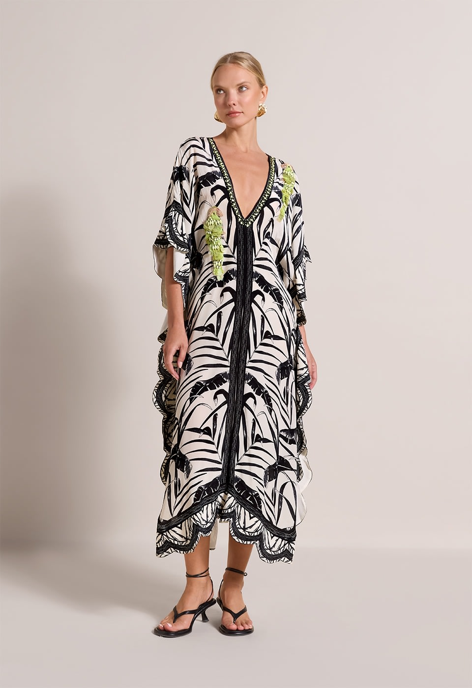 PARROT OASIS KAFTAN Scarlett Poppies Kaftans
