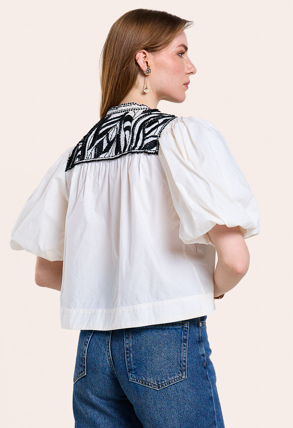 Sheila Top Scarlett Poppies Tops