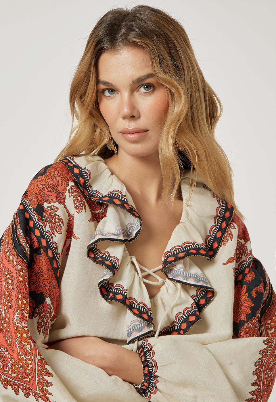 SABRINA TOP Scarlett Poppies