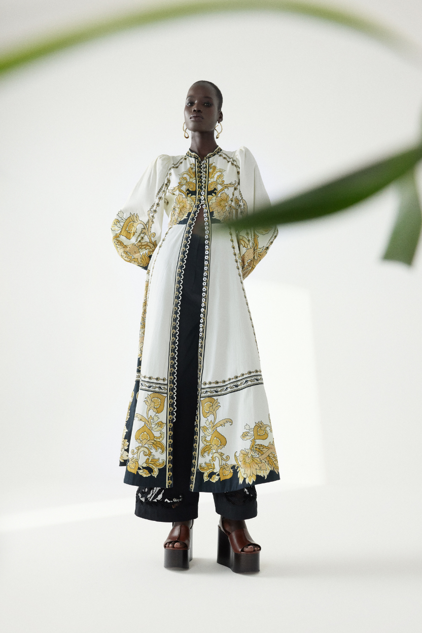 BAROQUEEN FLORAL DRESS