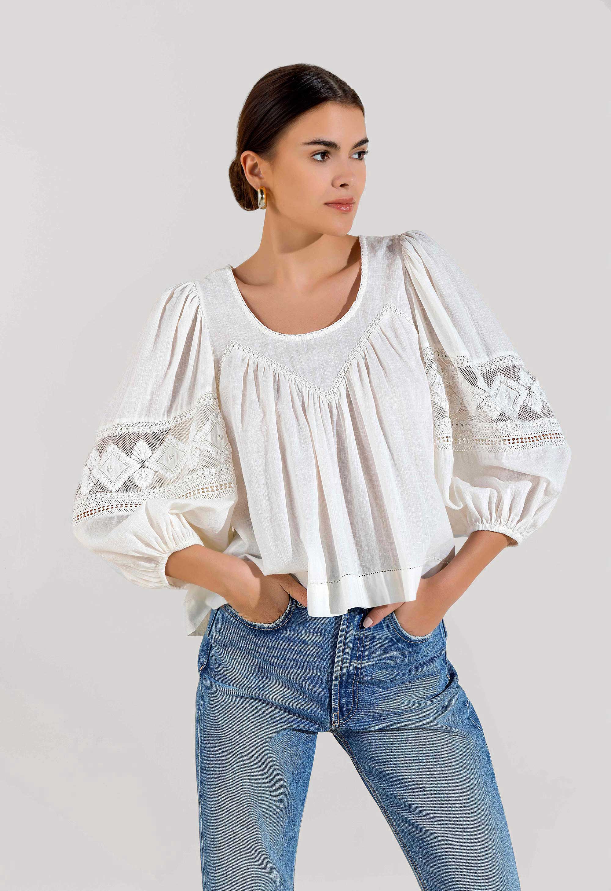 ZUBINA BLOUSE Scarlett Poppies Tops
