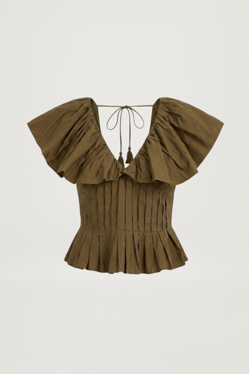 SAGAR TOP Scarlett Poppies 