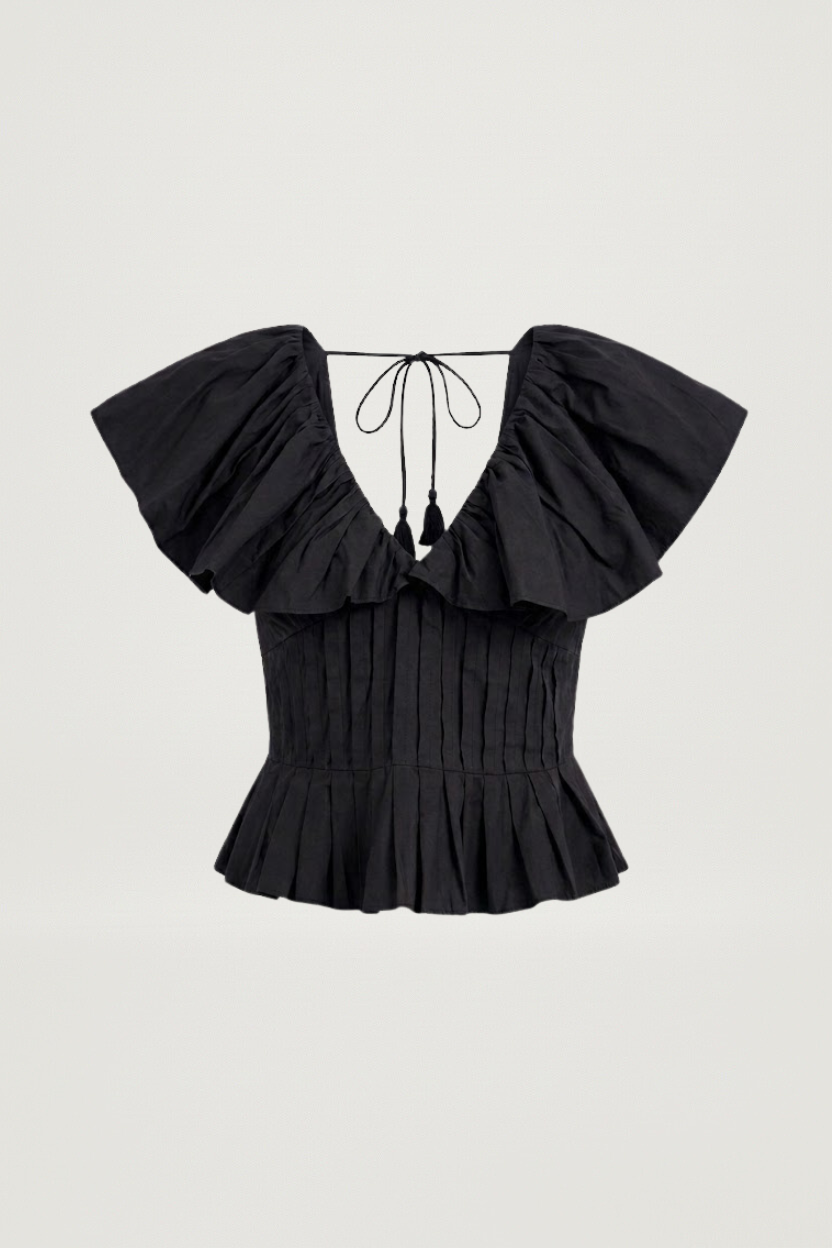 SAGAR TOP Scarlett Poppies 