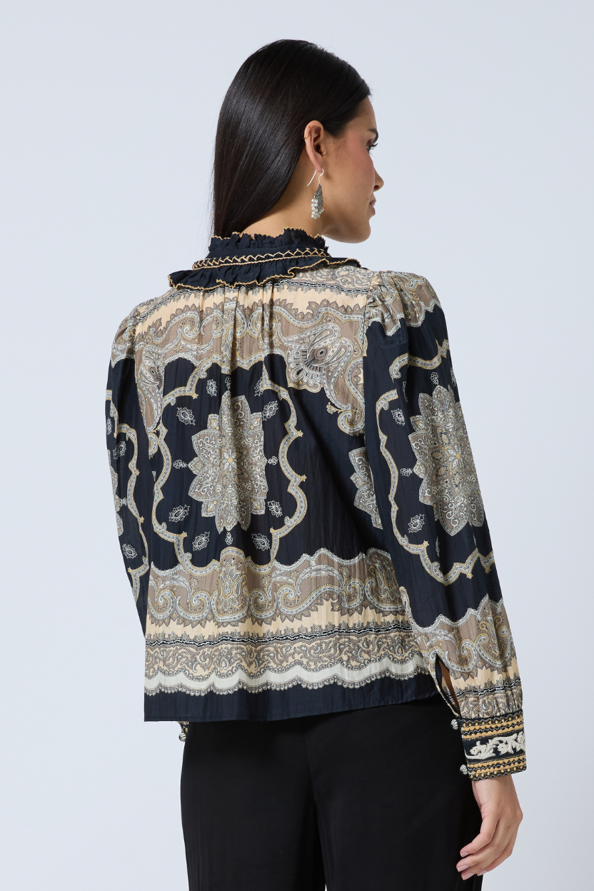 ISOLDE  TOP Scarlett Poppies 