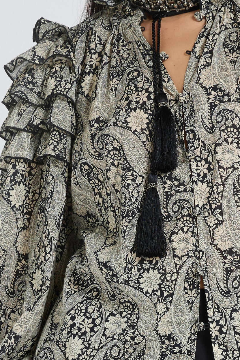 VARA PAISLEY TOP