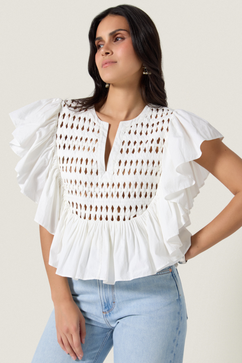 TOMMIE TOP Scarlett Poppies Tops