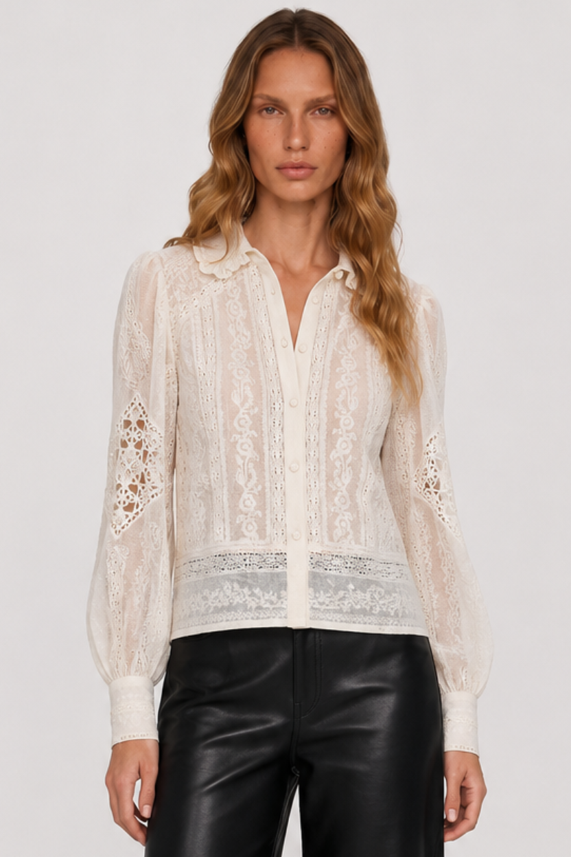 ZETNA TOP Scarlett Poppies Tops
