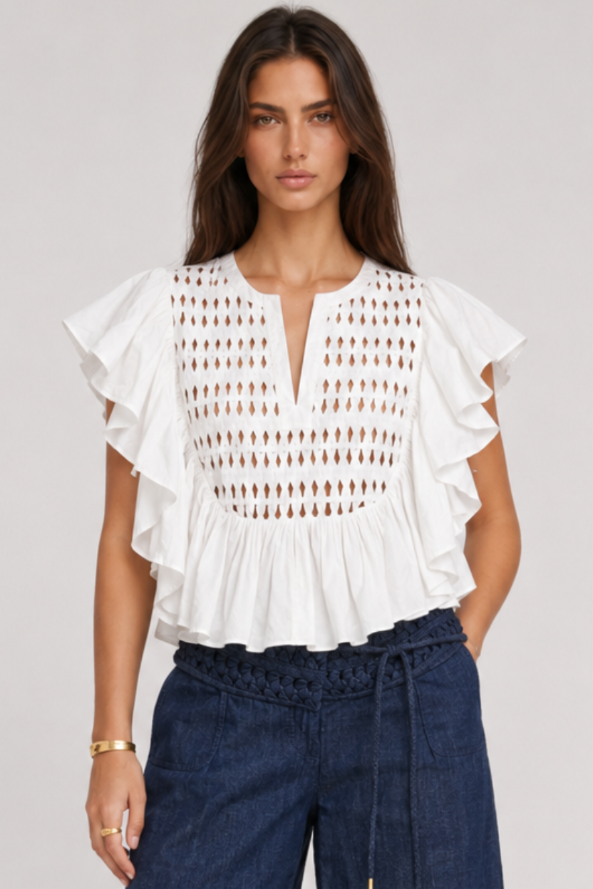TOMMIE TOP Scarlett Poppies Tops