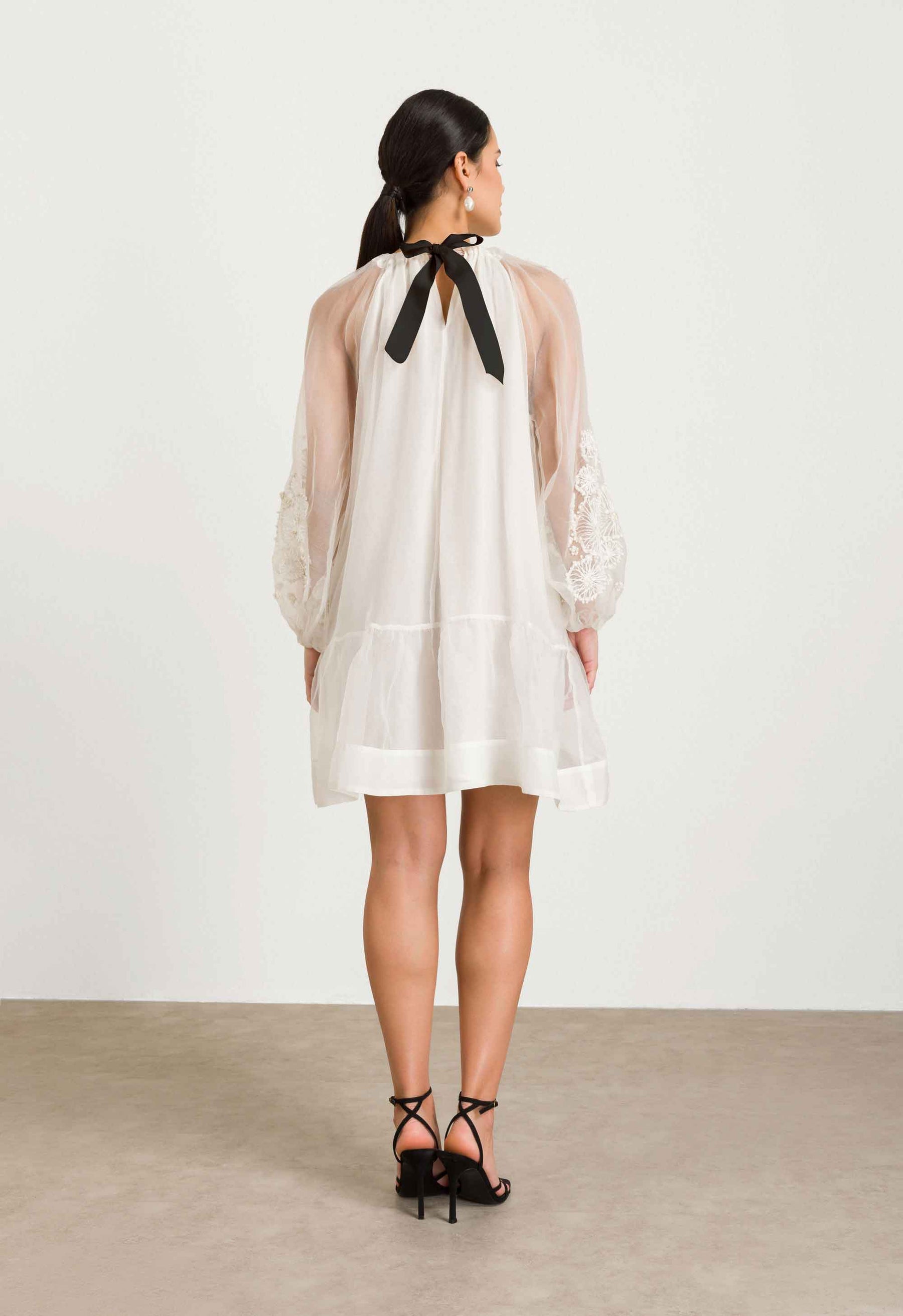 Fausta Dress 120815 Vanilla Custa