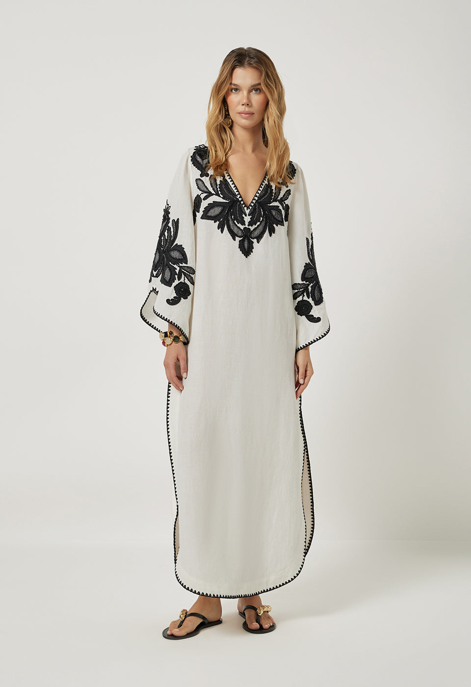 HADIYA KAFTAN | SCARLETT POPPIES