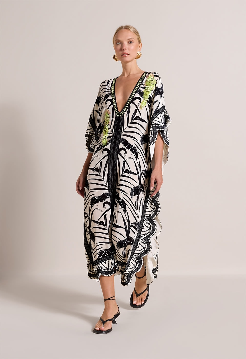 PARROT OASIS KAFTAN Scarlett Poppies Kaftans