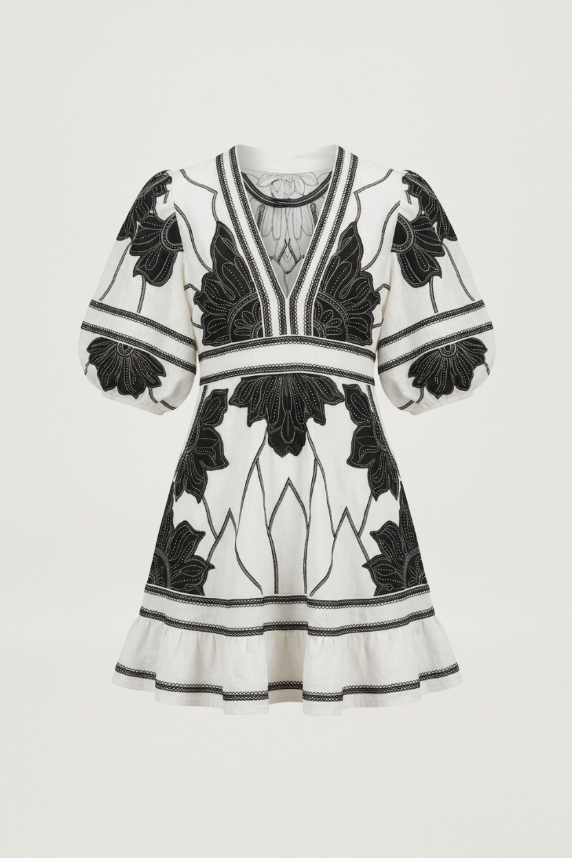 PETAL WHISPERS  DRESS