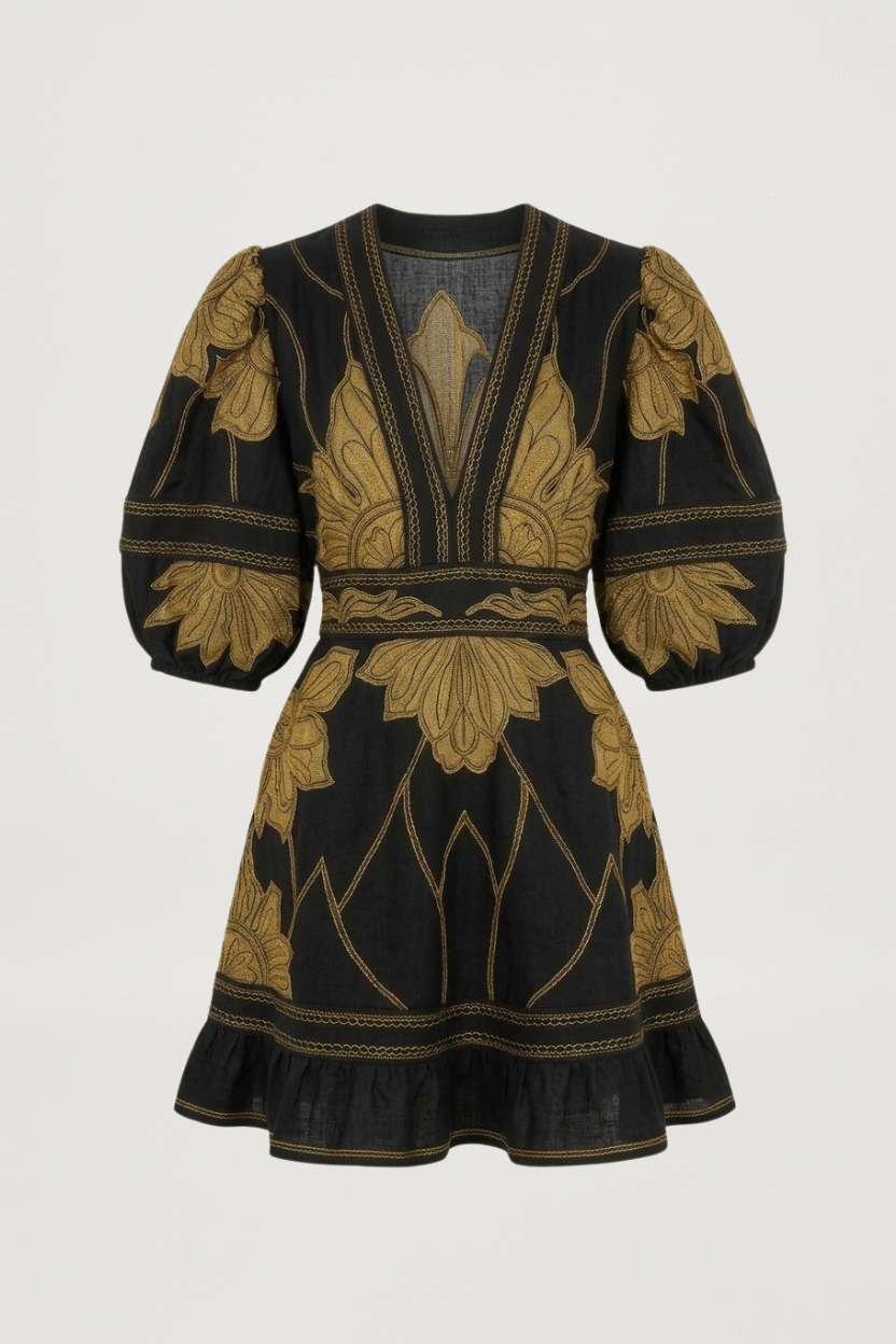 PETAL WHISPERS  DRESS