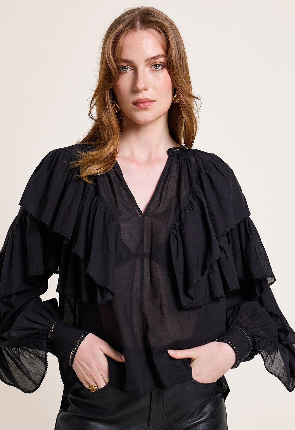 SELONA TOP Scarlett Poppies Blouses