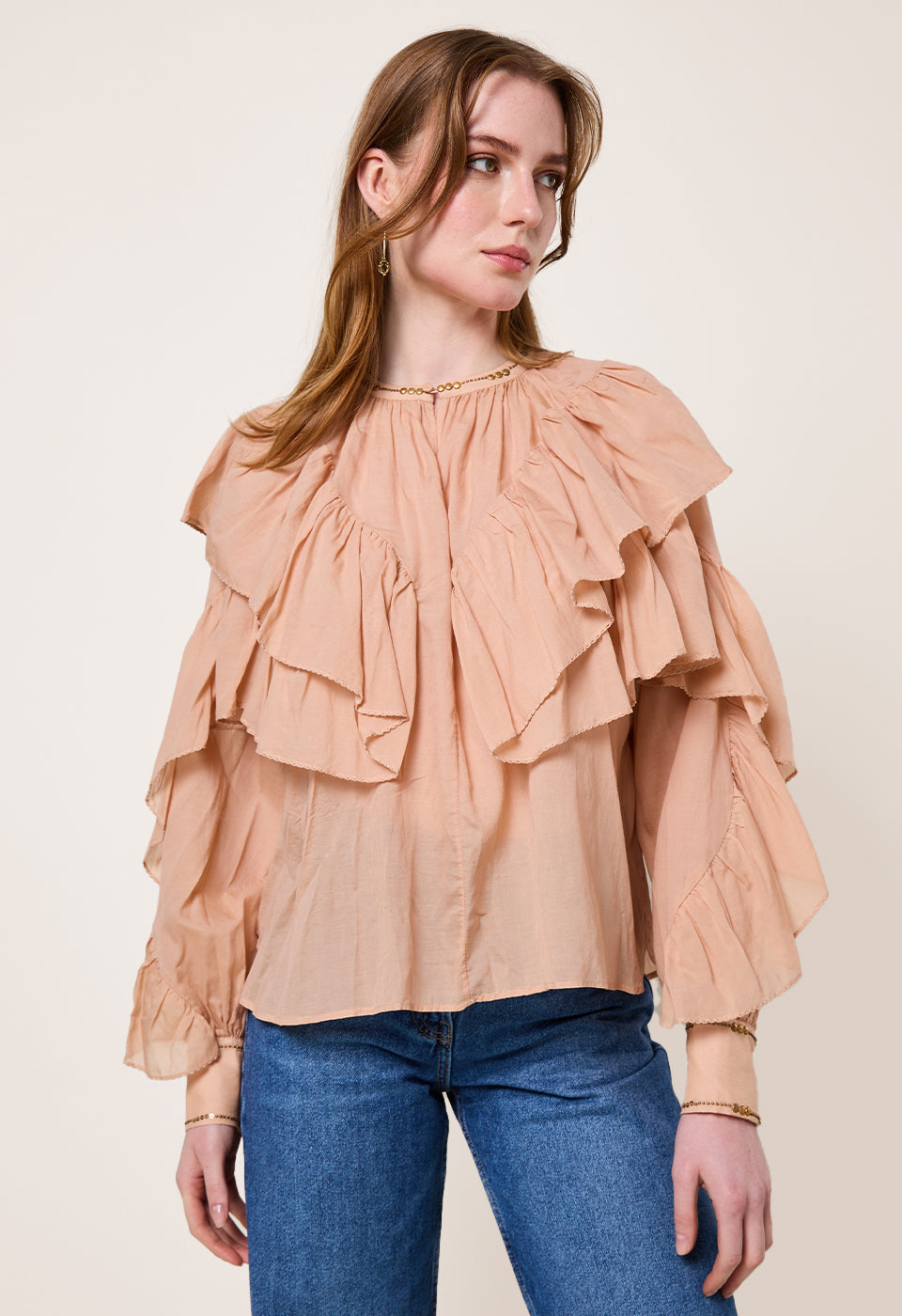 SELONA TOP Scarlett Poppies Blouses