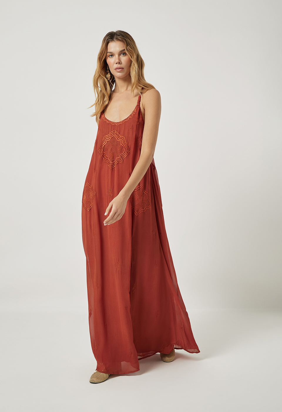 SEZENA DRESS | SCARLETT POPPIES