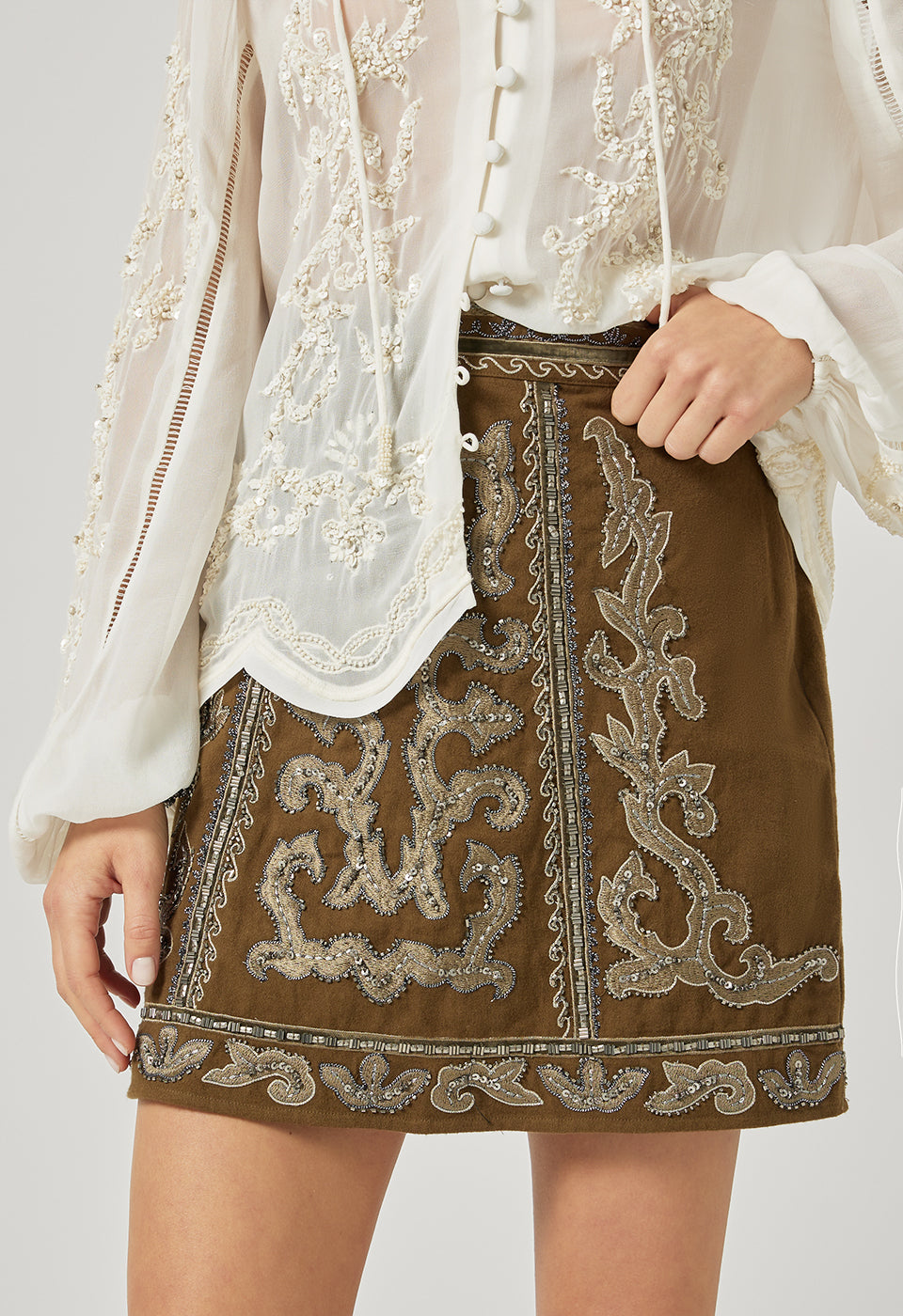TYRIO SKIRT | SCARLETT POPPIES