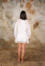 LAYERING - THE TIERED EYELET EMBROIDERY MINI SKIRT Scarlett Poppies Skirt, sets