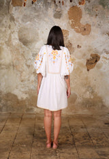 TRIBAL MOMENTS - THE MULTI COLOUR EMBROIDERY AND APPLIQUE POPLIN TOP Scarlett Poppies dresses