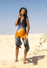 CROSSING OVER - OMBRE DYED BEACH COVER UP Scarlett Poppies Dresses