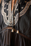 KIRA - EMBROIDERED SLEEVELESS TOP Scarlett Poppies Blouses