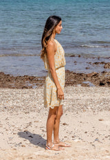 MIRACLE - PRINTED GEORGETTE HALTERNECK DRESS Scarlett Poppies Dresses