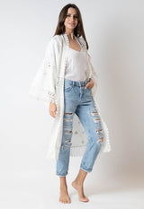 SUNSATIONAL - EMBROIDERED STATEMENT KIMONO Scarlett Poppies Kimonos