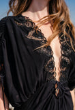 ZORIANA - CUTOUT EXQUISITE EMBROIDERY DRESS WITH DRAWSTRING DETAILS Scarlett Poppies Dresses